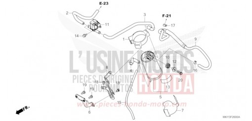 CUVETTE CBR650RAP de 2023
